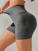 Shorts deportivos Push up Tono Solido X3