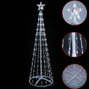 Arbol Conico Luces Navideño Armable 180cm