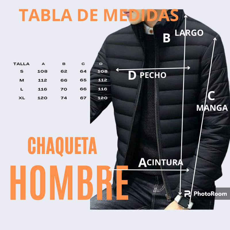 Chaqueta para Hombre Acolchada CLASICA