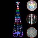Arbol Conico Luces Navideño Armable 180cm