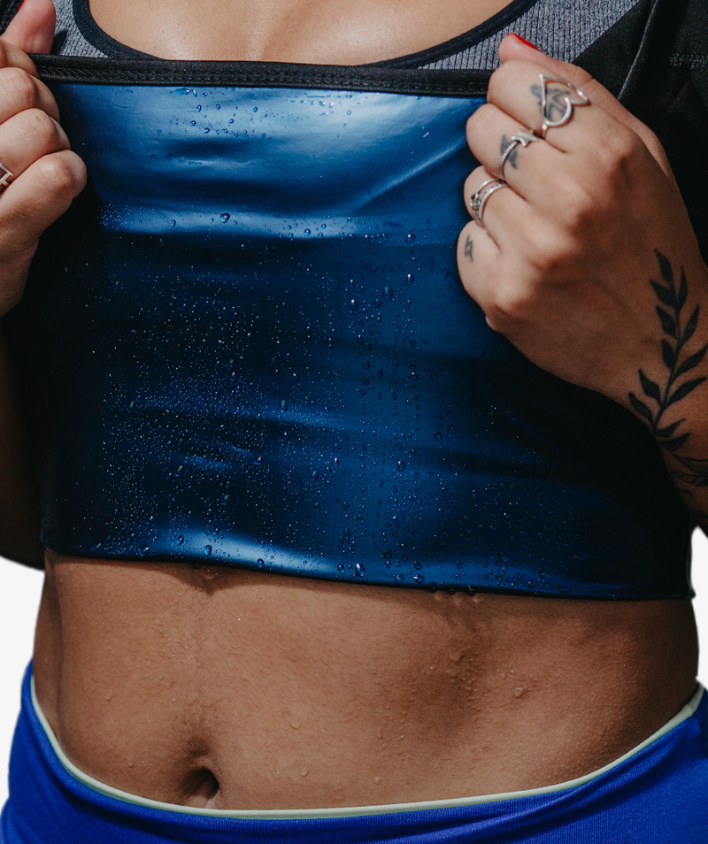 COMBO Modeling Fitness Camiseta sin mangas con efecto sauna - Mujer Paga 1 y recibe 2