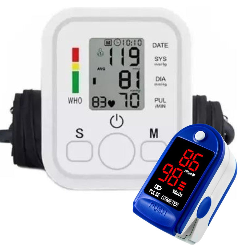 Manómetro + glucómetro gratis