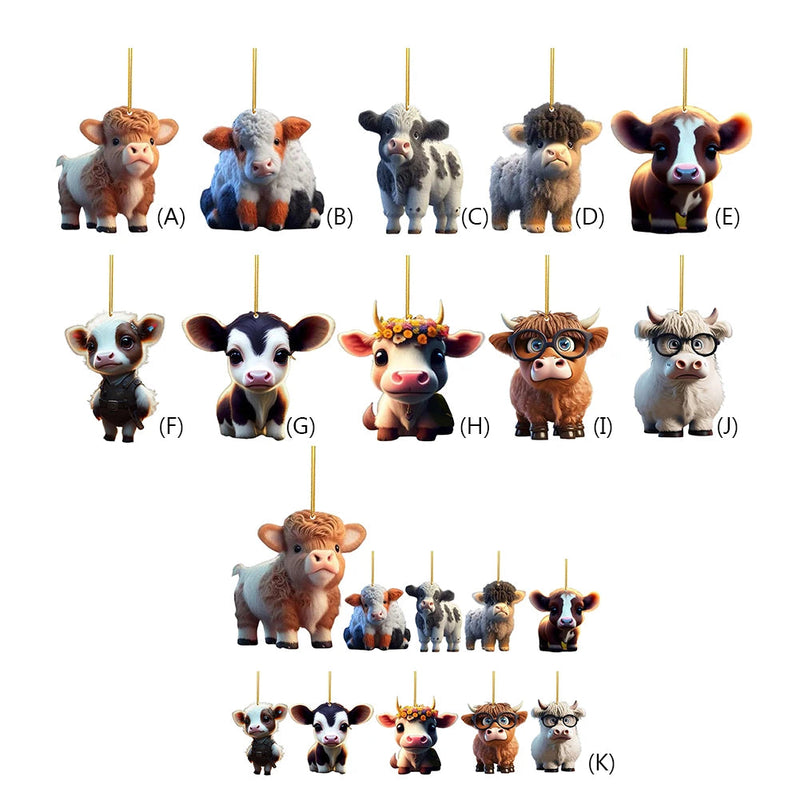 Kit por 10 Vaquita de Colgantes