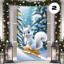 Fundas para puertas navideñas