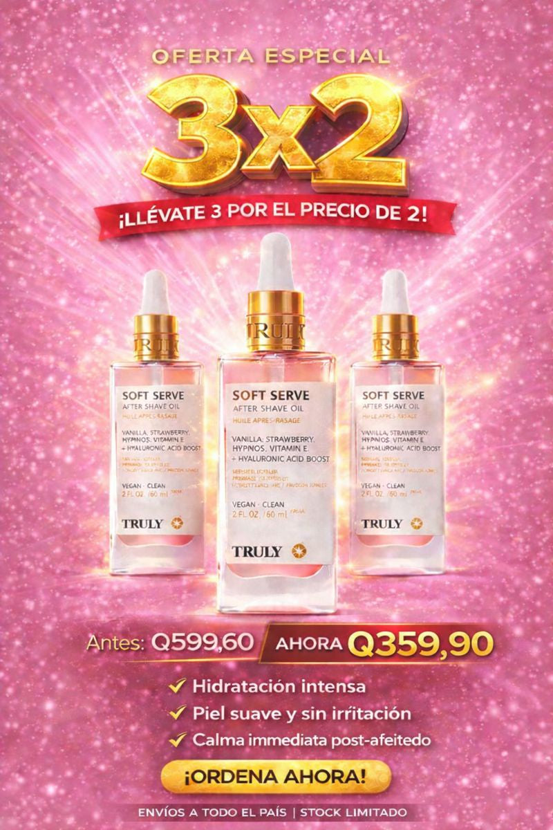 🔥🔥🔥SUPER PROMO 3x2 Premium Truly Soft Serve - Piel más clara al instante + Envio Gratís🎁
