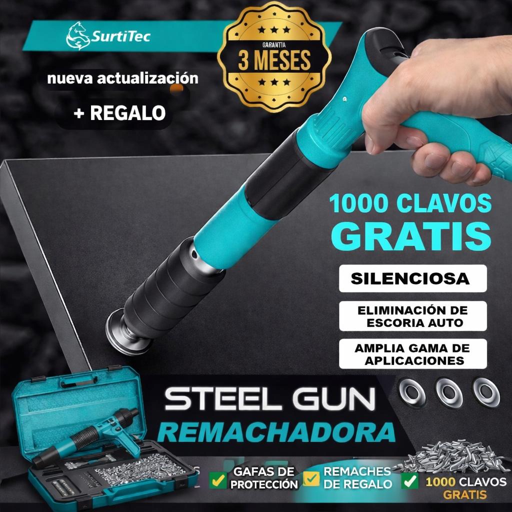 🔧PISTOLA DE CLAVOS NAILMASTER® + 1000 CLAVOS DE REGALO 🎁