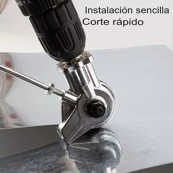 ACCESORIO DE DRILL CORTADOR DE PLACA METALICA PREMIUN