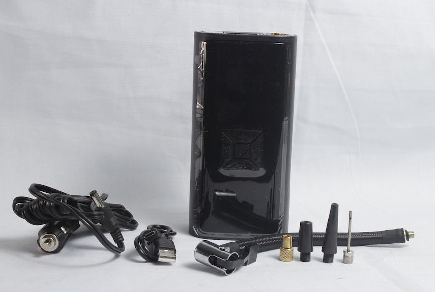 COMPRESSOR DE AR PORTÁTIL PARA CARROS E BICICLETAS