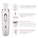 Depiladora Maquina Recargable 4 En 1
