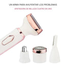Depiladora Maquina Recargable 4 En 1