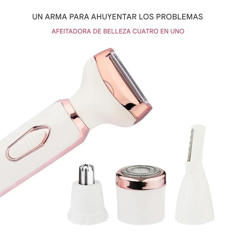 Depiladora Maquina Recargable 4 En 1
