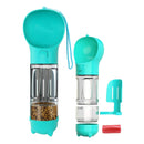 Bebedero Botella de agua de viaje para Mascotas 4 en 1